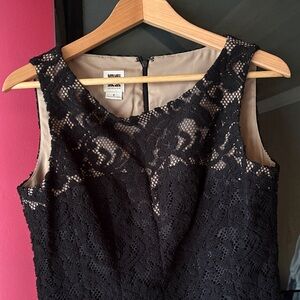 Anne Klein Black Lace Sleeveless Dress